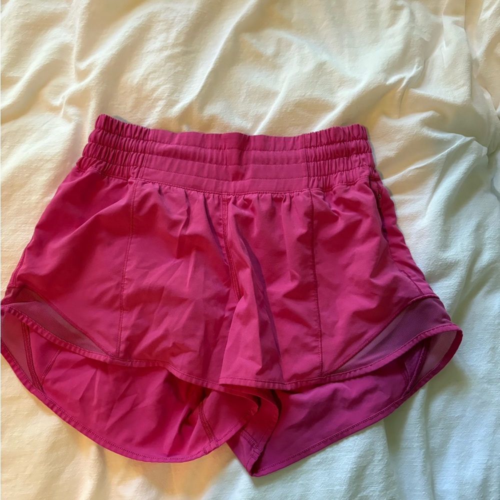 lululemon athletica Hot Pink Athletic Shorts